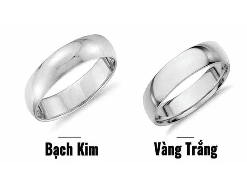 Cùng HanaGold nắm cách phân biệt bạch kim và vàng trắng